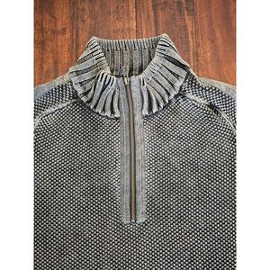 Carbon 2 colbalt sweater mens size L gray